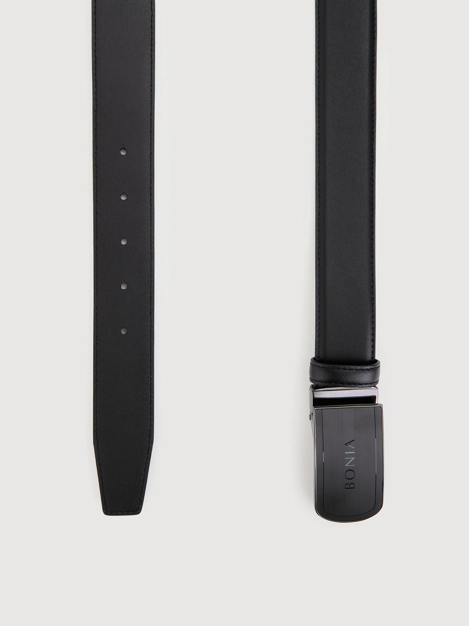 Colt Non-Reversible Leather Belt with Gunmetal Buckle - Image 4