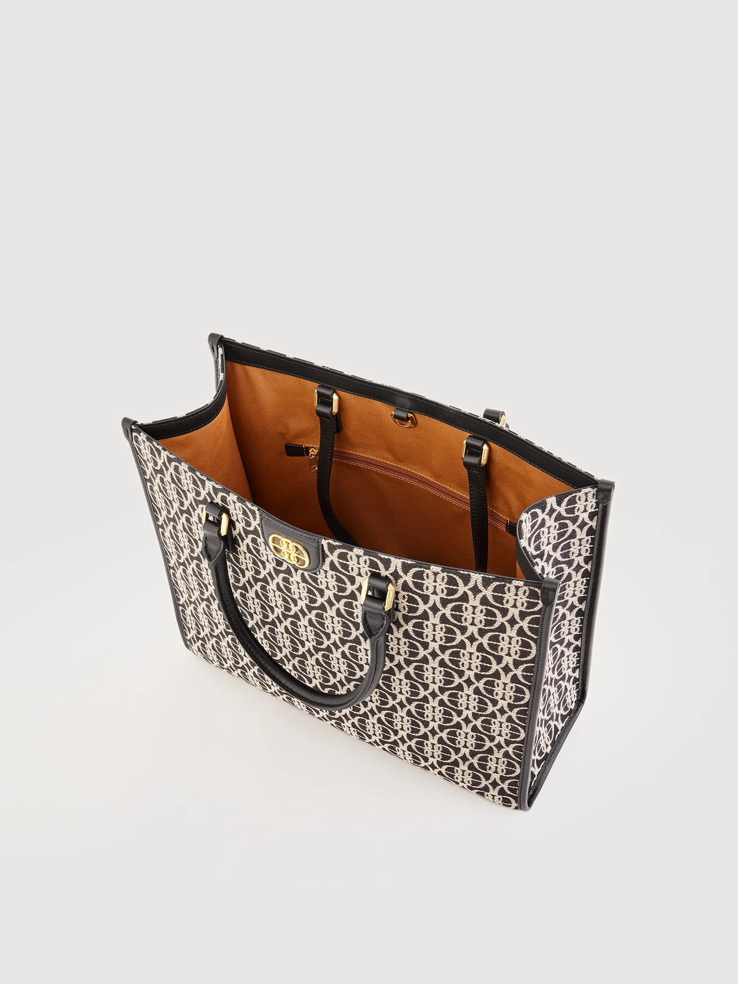 Nadia Large Monogram Tote Bag - Image 7