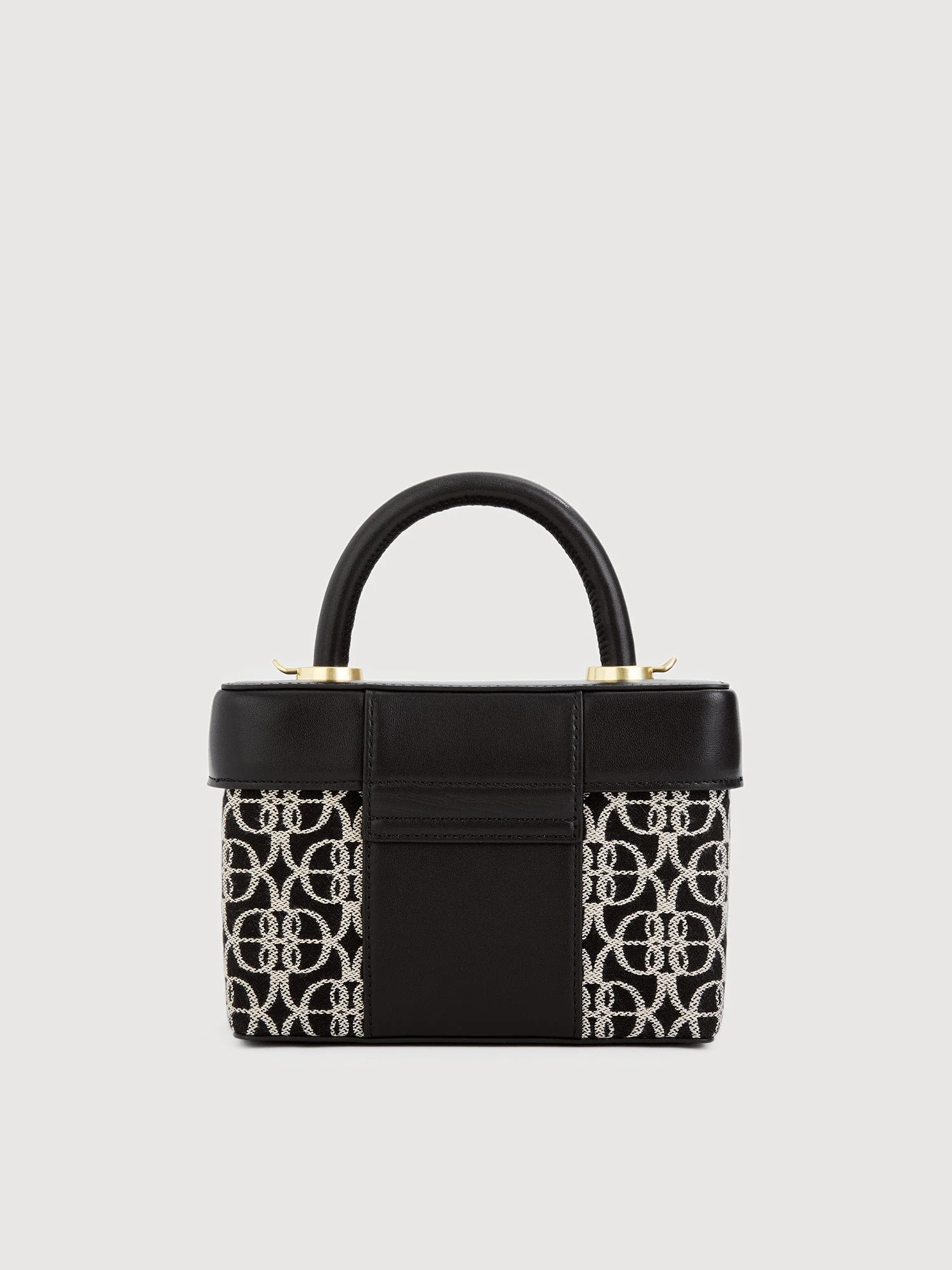 Nadia Monogram Mini Satchel Bag - Image 3