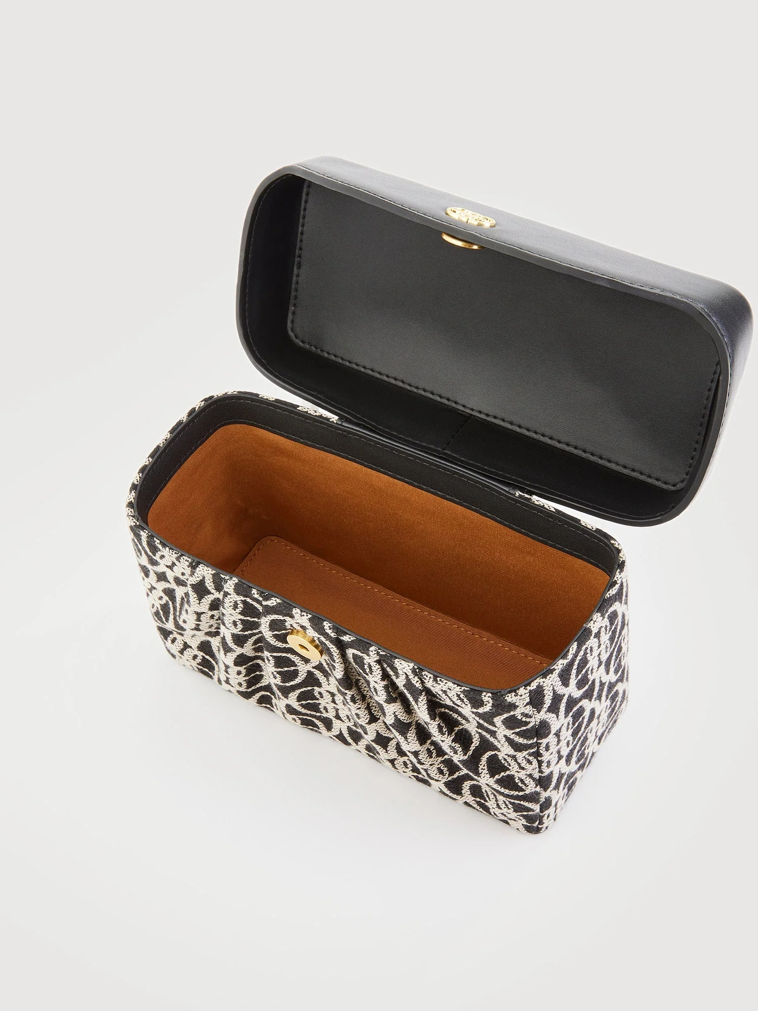 Nadia Monogram Mini Satchel Bag - Image 4